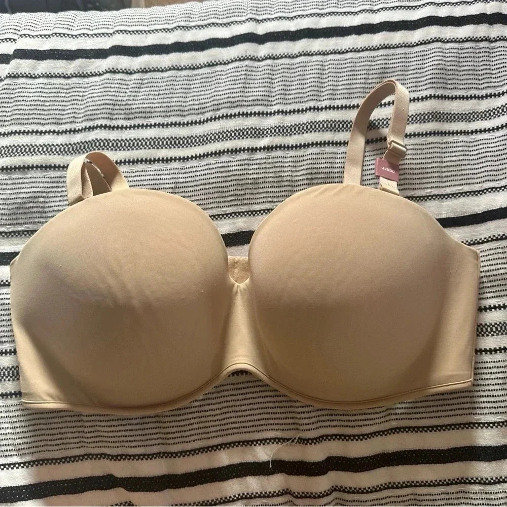 Cacique Womens BALCONETTE
BRA 42DDD Tan Colo Back
Smooth Lightly Lined Wired NEW